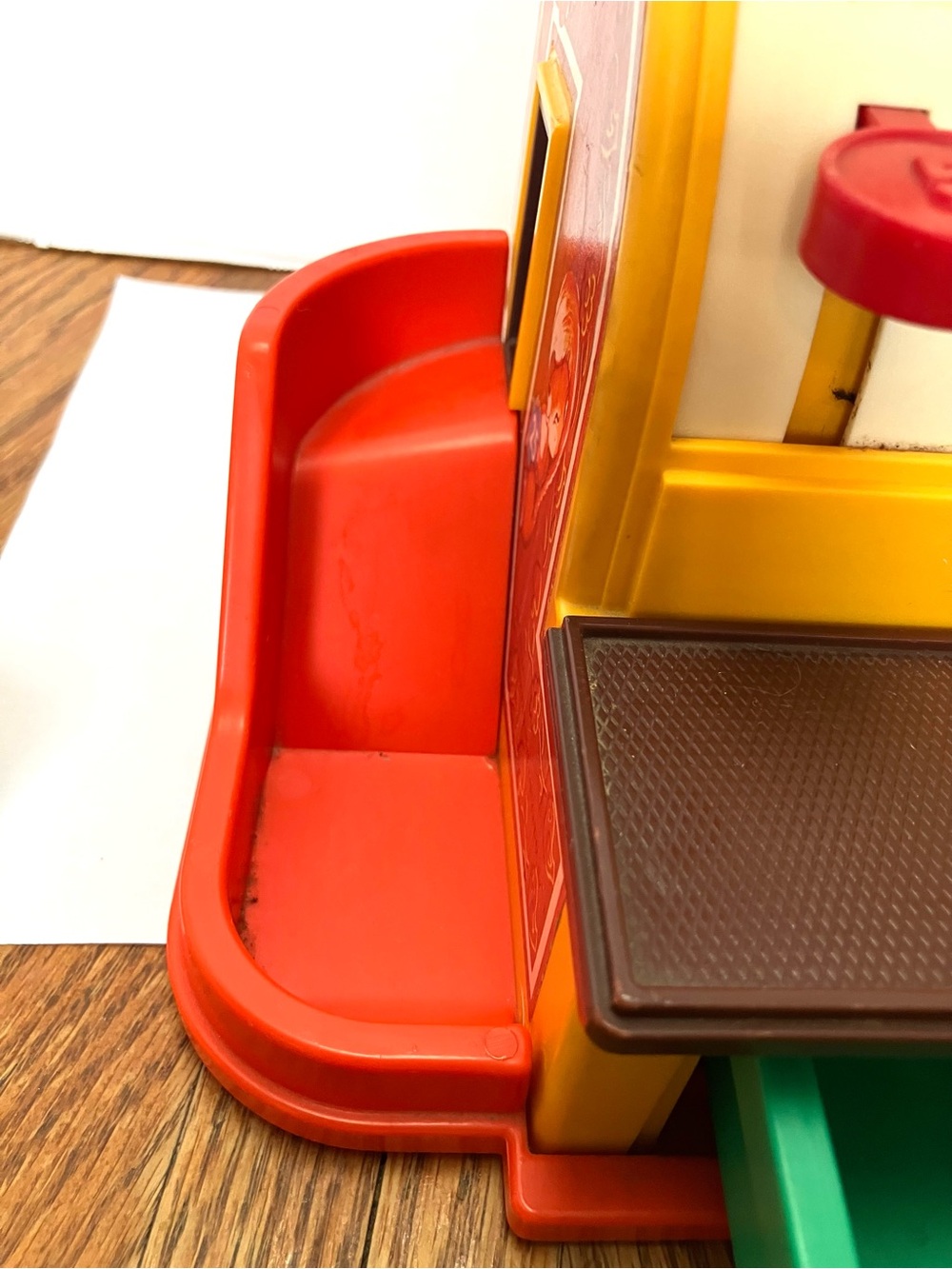 Fisher Price 1974 Toy Cash Register Works Has 7 Coins Minor Marks Read - Picture 12 of 12